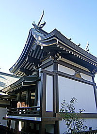 つくし野杉山神社（三社宮）本殿左背面