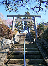 つくし野杉山神社（三社宮）石段