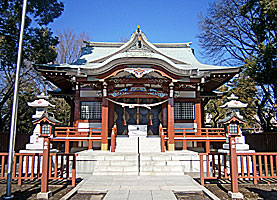 鶴間熊野神社拝殿正面