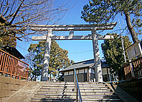 鶴間熊野神社鳥居