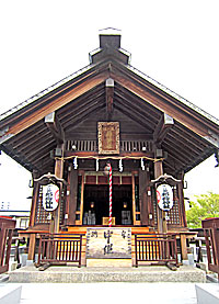 宇喜田稲荷神社拝殿正面