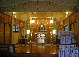 雑司ヶ谷大鳥神社拝殿内部