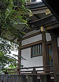 雑司ヶ谷大鳥神社本殿側面